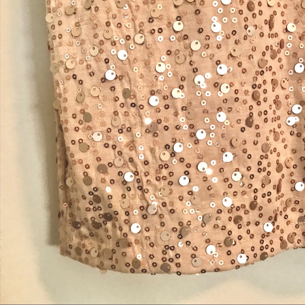 Nude-color Sequined Mini-Dress✨ - Picture 5 of 5